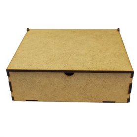 Caja DM con tapa.15x13x5 cm.
