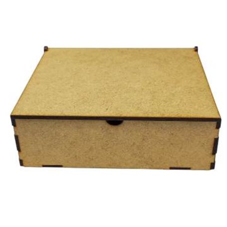 Caja DM con tapa.15x13x5 cm.