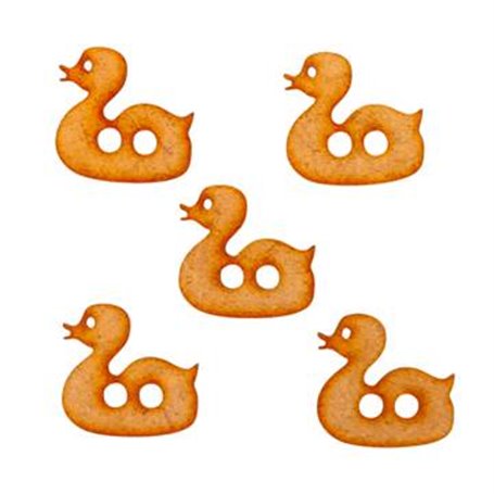 Conjunto 5 Botones Patos 2x2,5cm.