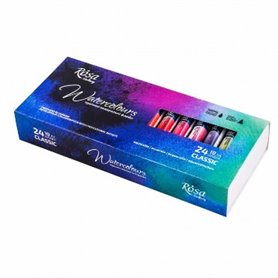 ROSA GALLERY Caja 24 Tubos Acuarela "Classic" 10ml.