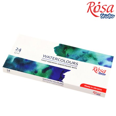 ROSA STUDIO Set 24 godets Acuarela10ml.