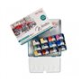 ROSA GALLERY Caja Metal 12 Godets Acuarela "Urban Sketching" 