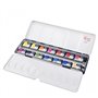 ROSA GALLERY Caja Metal 14 Godets Acuarela "Classic"