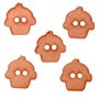 Conjunto 5 Botones Cupcake