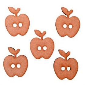 Conjunto 5 Botones Manzanas