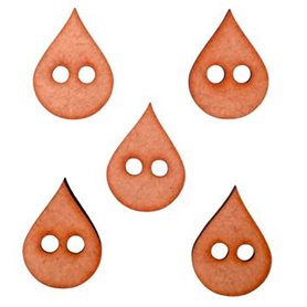 Conjunto 5 Botones Gotas. 2,9x2cm.