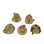 Siluetas Emoticonos Redondos 5cm Alto.