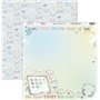 Papel scrapbooking Dayka "Tablet Con Bocadillos" 30,5x31,5 cm