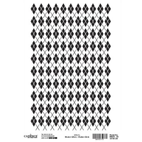 Stencil MODERN ETHNIC 09 25x36cm
