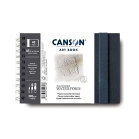 Bloc Acuarela CANSON A5 Apaisado 100% algodón 300gr.