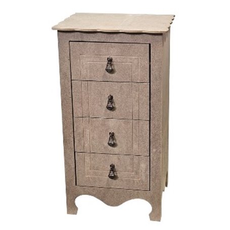 Mesilla 4 cajones DM Cadence 80x43x35cm