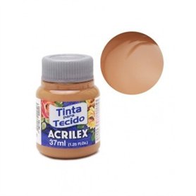 Pintura textil al agua Acrilex Marrón Café 37 ml Ref. 953