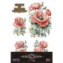 Decorative Transfers Poppy 20x30cm. 3 Hojas.