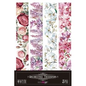 Decorative Transfers Borders 20x30cm. 3 Hojas.