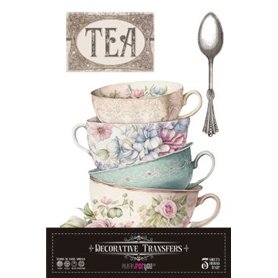 Decorative Transfers Tea 20x30cm. 3 Hojas.