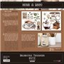 Decorative Transfers Coffee 30x30cm. 2 Hojas.