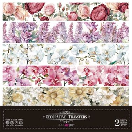 Decorative Transfers Borders 30x30cm. 2 Hojas.