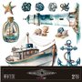 Decorative Transfers Maritim 30x30cm. 2 Hojas.