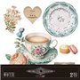 Decorative Transfers Tea 30x30cm. 2 Hojas.