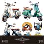 Decorative Transfers Scooter II 30x30cm. 2 Hojas.