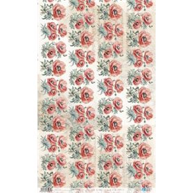 Papel De Arroz " La Vie En Fleurs Poppy IV"  54x33cm