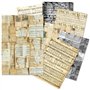 A5 Tissue Paper Set MUSIC SHEET