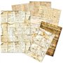 A5 Tissue Paper Set  VINTAGE MANUSCRIPT