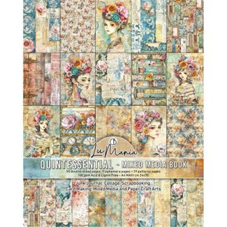 QUINTESSENTIAL Mixed Media book  A4 Maxi