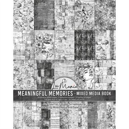  MEANINGFUL MEMORIES Mixed Media book A4 Maxi