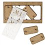 Conjunto DM 5 carteles + stencil 5x2,5cm