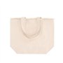 Bolsa zipper algodón flecos 36x46cm