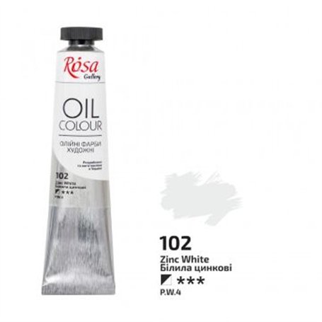 Oleo 102 Zink White ROSA GALLERY 45ml