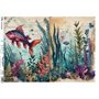 PAPEL DE ARROZ JAPONES Criaturas Marinas A3 30x41cm