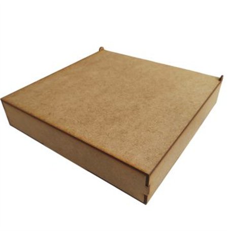 Caja en Dm. 250x250x50 mm.