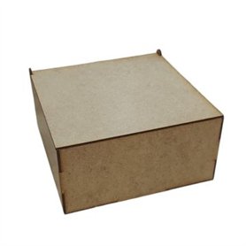 Caja en Dm. COT2034,  200x200x100 mm.