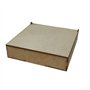 Caja en Dm. COT2035, 200x200x50 mm.