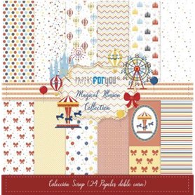 Colección "Magical Illusion" 24 Pap Scrap 15x15cm