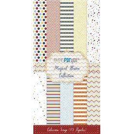 Colección Scrap  "Magical Illusion" 15x30cm. 10 Pap