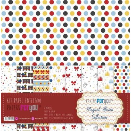 Colección Papel Tela Scrap "Magical Illusion"