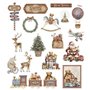 Die Cuts "Santa’s Workshop"  Paper for You. 20 piezas.