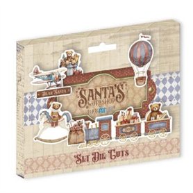 Die Cuts "Santa’s Workshop"  Paper for You. 20 piezas.