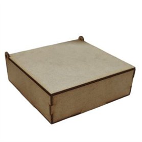 Caja en Dm. COT2041. 150x150x50mm.