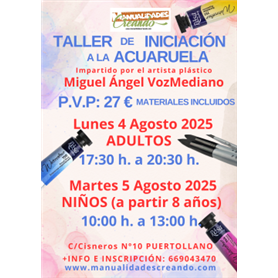 Taller Iniciación a la Acuarela en Puertollano