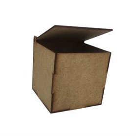 Caja en Dm. COT2043 100x100x100 mm.