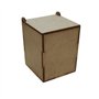Caja en Dm. COT2045. 80x80x100 mm.