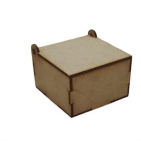 Caja en Dm. COT2046. 80x80x50 mm.