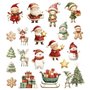 Die Cuts "Santa & Friends"  Paper for You. 20 piezas.
