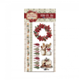 Rub On 3D Transfers "Sweet December" 12x25cm.