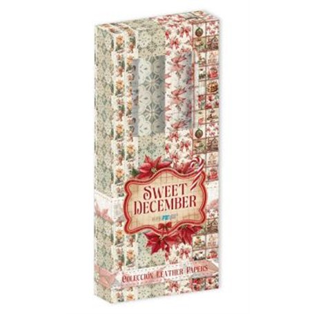Kit Papel Cuero 4 pap. "Sweet December".