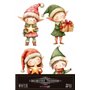 Decor Transfers Santa & Friends 20x30cm. 3 Hojas.